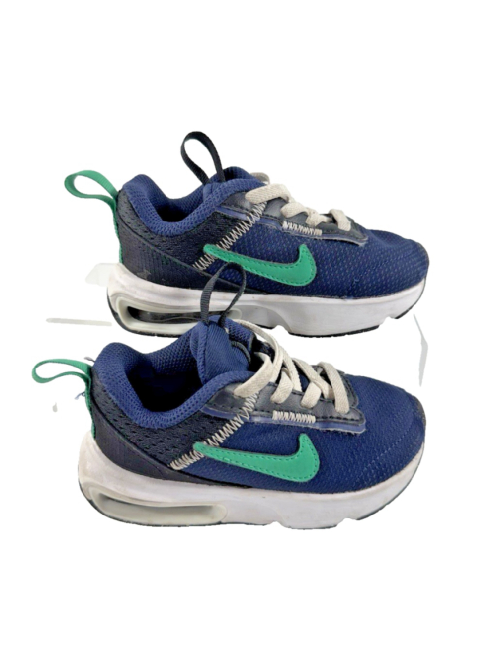 Nike Air Max Intrlk Lite GS Midnight Navy Stadium Green Kids 7C Youth DH9393-402